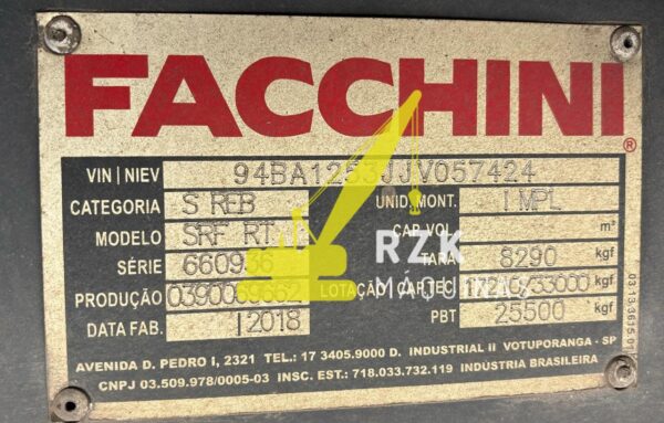 CARRETA BITREM FACCHINI 30 MTS - 2018 - Image 4