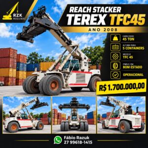 REACH STACKER TEREX TFC45 - 2008